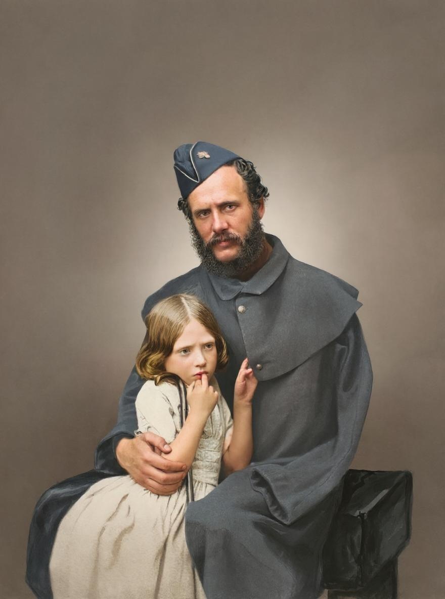 Restored soldier photo